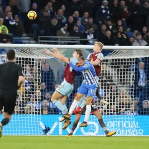 Glenn Murray Battles for Aerial Supremacy: Brighton & Hove Albion vs Burnley (16DEC17) Glenn Murray Battles for Aerial Supremacy: Brighton & Hove Albion vs Burnley (16DEC17)