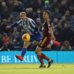 Glenn Murray Goes for Glory: Brighton & Hove Albion vs Ipswich Town, EFL Sky Bet Championship, 14 February 2017