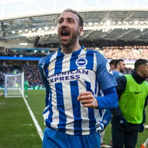 Glenn Murray Scores Second Goal: Brighton & Hove Albion Leads Swansea City 2-0 (24FEB18) Glenn Murray Scores Second Goal: Brighton & Hove Albion Leads Swansea City 2-0 (24FEB18)
