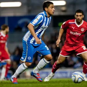 Gonzalo Jara Reyes in Action for Brighton & Hove Albion vs. Reading, Npower Championship, April 10, 2012 Gonzalo Jara Reyes in Action for Brighton & Hove Albion vs. Reading, Npower Championship, April 10, 2012