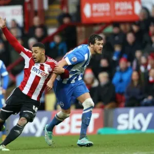 Gordon Greer Print: Brentford vs. Brighton & Hove Albion FA Cup 3rd Round Match Gordon Greer Print: Brentford vs. Brighton & Hove Albion FA Cup 3rd Round Match