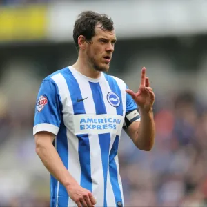 Gordon Greer in Action: Brighton & Hove Albion vs. Watford, Sky Bet Championship, 25 April 2015 Gordon Greer in Action: Brighton & Hove Albion vs. Watford, Sky Bet Championship, 25 April 2015