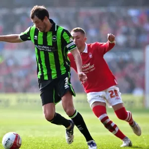 Gordon Greer in Action: Brighton & Hove Albion vs. Nottingham Forest, March 24, 2012 Gordon Greer in Action: Brighton & Hove Albion vs. Nottingham Forest, March 24, 2012