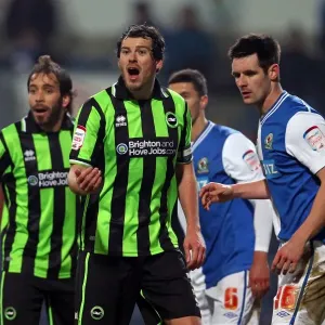 Gordon Greer of Brighton & Hove Albion in Action Against Blackburn Rovers, Npower Championship, January 22, 2013 Gordon Greer of Brighton & Hove Albion in Action Against Blackburn Rovers, Npower Championship, January 22, 2013