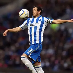 Gordon Greer Chests the Ball in Brighton & Hove Albion vs Bolton Wanderers, 2012 Gordon Greer Chests the Ball in Brighton & Hove Albion vs Bolton Wanderers, 2012