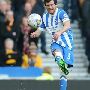 Gordon Greer Leads Brighton and Hove Albion in Championship Battle against Wolverhampton Wanderers (14MAR15) Gordon Greer Leads Brighton and Hove Albion in Championship Battle against Wolverhampton Wanderers (14MAR15)