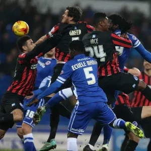 Gordon Greer Leads Brighton and Hove Albion in Championship Clash against Cardiff City (10FEB15) Gordon Greer Leads Brighton and Hove Albion in Championship Clash against Cardiff City (10FEB15)