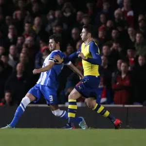 Gordon Greer Leads Brighton & Hove Albion in FA Cup Battle against Arsenal (25Jan15) Gordon Greer Leads Brighton & Hove Albion in FA Cup Battle against Arsenal (25Jan15)