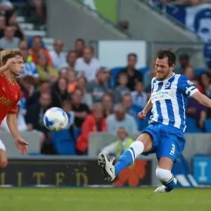 Gordon Greer Leads Brighton and Hove Albion in Sky Bet Championship Clash against Nottingham Forest (07.08.2015) Gordon Greer Leads Brighton and Hove Albion in Sky Bet Championship Clash against Nottingham Forest (07.08.2015)