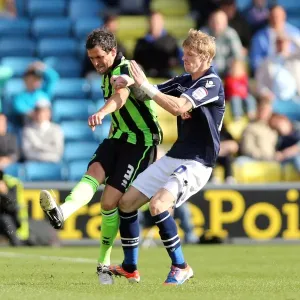 Gordon Greer Print, Millwall v Brighton & Hove Albion, 22nd September 2012