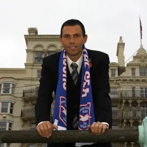 Gus Poyet Print: Brighton and Hove Albion FC Coach Photo Gus Poyet Print: Brighton and Hove Albion FC Coach Photo