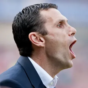 Gus Poyet at the Helm: Brighton & Hove Albion's Championship Battle at Nottingham Forest (March 2012) Gus Poyet at the Helm: Brighton & Hove Albion's Championship Battle at Nottingham Forest (March 2012)