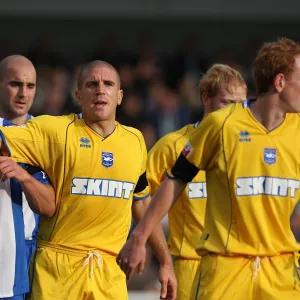 Hartlepool away match action 2007-08