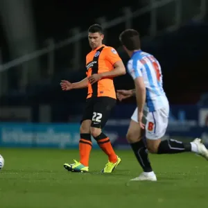 Huddersfield vs Brighton: Danny Holla in Action during the Championship Clash at John Smiths Stadium, October 2014 Huddersfield vs Brighton: Danny Holla in Action during the Championship Clash at John Smiths Stadium, October 2014