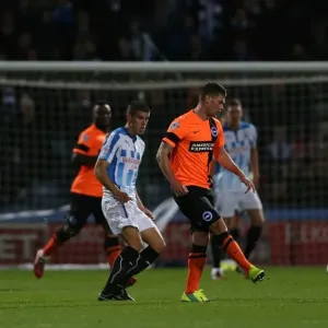 Huddersfield vs Brighton: Danny Holla in Action during the Sky Bet Championship Clash, October 2014 Huddersfield vs Brighton: Danny Holla in Action during the Sky Bet Championship Clash, October 2014