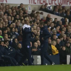 Hyypia and Jones Lead Brighton at White Hart Lane Against Tottenham, October 2014 Hyypia and Jones Lead Brighton at White Hart Lane Against Tottenham, October 2014