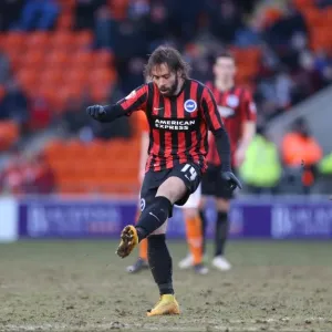 Inigo Calderon in Action: Blackpool vs. Brighton & Hove Albion, Bloomfield Road, 31st January 2015 Inigo Calderon in Action: Blackpool vs. Brighton & Hove Albion, Bloomfield Road, 31st January 2015