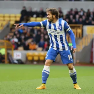 Inigo Calderon in Action: Wolverhampton Wanderers vs Brighton and Hove Albion, Sky Bet Championship, Molineux, 2014 Inigo Calderon in Action: Wolverhampton Wanderers vs Brighton and Hove Albion, Sky Bet Championship, Molineux, 2014