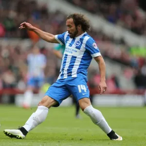Inigo Calderon: Intense Moment at Riverside Stadium - Middlesbrough vs. Brighton & Hove Albion, May 2015
