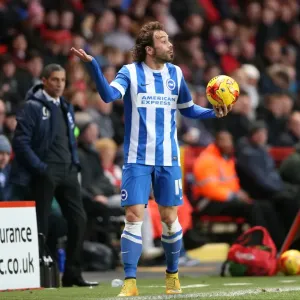 Inigo Calderon: Intense Moment at The Valley - Charlton Athletic vs. Brighton and Hove Albion, 2015 Inigo Calderon: Intense Moment at The Valley - Charlton Athletic vs. Brighton and Hove Albion, 2015