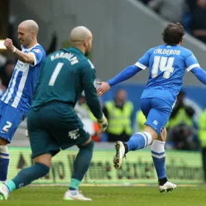 Inigo Calderon Scores His Second Goal for Brighton Against Birmingham City (February 2015) Inigo Calderon Scores His Second Goal for Brighton Against Birmingham City (February 2015)