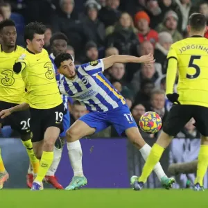 Intense Action: Brighton and Hove Albion vs. Chelsea, 18JAN22 Premier League Match at American Express Community Stadium Intense Action: Brighton and Hove Albion vs. Chelsea, 18JAN22 Premier League Match at American Express Community Stadium