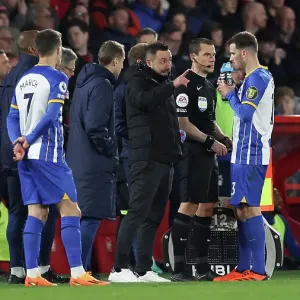Intense Action: Nottingham Forest vs. Brighton and Hove Albion in the 2022-23 Premier League Intense Action: Nottingham Forest vs. Brighton and Hove Albion in the 2022-23 Premier League