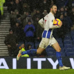 Intense Battle: Brighton and Hove Albion vs. Burnley - Premier League Clash at American Express Community Stadium (February 2019) Intense Battle: Brighton and Hove Albion vs. Burnley - Premier League Clash at American Express Community Stadium (February 2019)