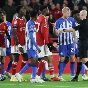Intense Battle: Premier League Showdown - Brighton and Hove Albion vs. Nottingham Forest (25NOV23) Intense Battle: Premier League Showdown - Brighton and Hove Albion vs. Nottingham Forest (25NOV23)