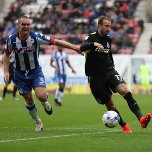 Intense Championship Showdown: Brighton and Hove Albion vs. Wigan Athletic at DW Stadium (22OCT16) Intense Championship Showdown: Brighton and Hove Albion vs. Wigan Athletic at DW Stadium (22OCT16)