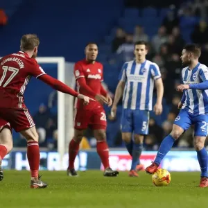 Intense EFL Sky Bet Championship Clash: Brighton & Hove Albion vs. Cardiff City (24th January 2017) Intense EFL Sky Bet Championship Clash: Brighton & Hove Albion vs. Cardiff City (24th January 2017)
