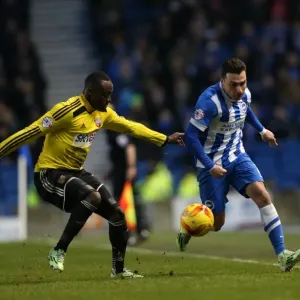 Intense Face-off: Adrian Colunga vs. Brentford Opponent (Sky Bet Championship, 17 Jan 2015)
