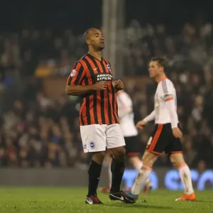 Intense Face-Off: Chris O'Grady in Fulham vs. Brighton and Hove Albion Championship Clash (29DEC14) Intense Face-Off: Chris O'Grady in Fulham vs. Brighton and Hove Albion Championship Clash (29DEC14)