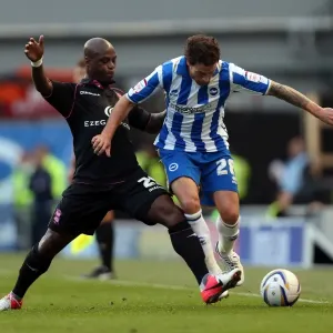 Intense Face-Off Print: Wayne Bridge vs. Leroy Lita, Amex Stadium (2012)
