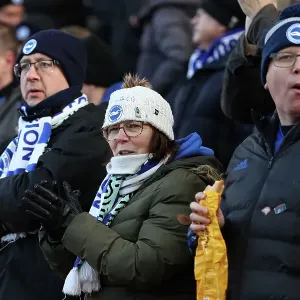 Intense Moment: FA Cup Third Round Showdown at bet365 Stadium - Stoke City vs. Brighton & Hove Albion (06.01.2024)