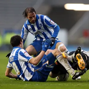 Intense Performance: Inigo Calderon Leads Brighton & Hove Albion Against Derby County (Npower Championship, January 12, 2013) Intense Performance: Inigo Calderon Leads Brighton & Hove Albion Against Derby County (Npower Championship, January 12, 2013)