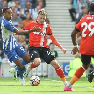 Intense Premier League Clash: Brighton & Hove Albion vs. Luton Town (12AUG23) Intense Premier League Clash: Brighton & Hove Albion vs. Luton Town (12AUG23)