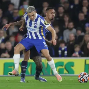 Intense Premier League Clash: Brighton & Hove Albion vs Manchester City (23OCT21) Intense Premier League Clash: Brighton & Hove Albion vs Manchester City (23OCT21)