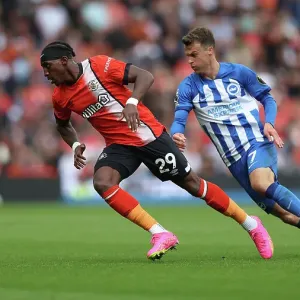 Intense Premier League Showdown: Brighton & Hove Albion vs. Luton Town (12AUG23) Intense Premier League Showdown: Brighton & Hove Albion vs. Luton Town (12AUG23)