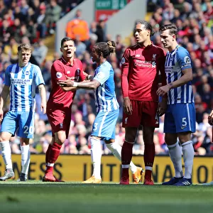 Intense Premier League Showdown: Liverpool vs. Brighton and Hove Albion at Anfield (13MAY18)