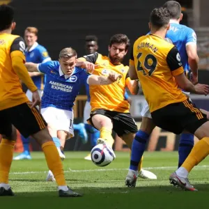 Intense Premier League Showdown: Wolverhampton Wanderers vs. Brighton and Hove Albion at Molineux Stadium (09MAY21) Intense Premier League Showdown: Wolverhampton Wanderers vs. Brighton and Hove Albion at Molineux Stadium (09MAY21)