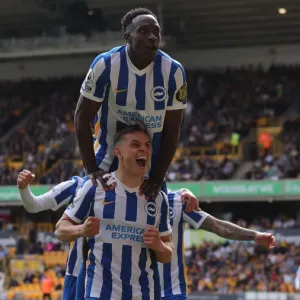Intense Premier League Showdown: Wolverhampton Wanderers vs. Brighton and Hove Albion at Molineux Stadium (30APR22) Intense Premier League Showdown: Wolverhampton Wanderers vs. Brighton and Hove Albion at Molineux Stadium (30APR22)