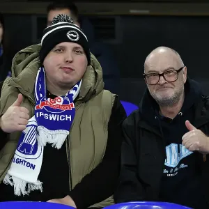 Ipswich Town v Brighton and Hove Albion Premier League 16JAN25