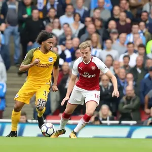 Isaiah Brown's Determined Run at Arsenal: A Premier League Clash (1st October 2017) Isaiah Brown's Determined Run at Arsenal: A Premier League Clash (1st October 2017)