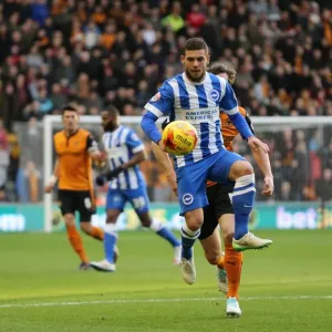Jake Forster-Caskey of Brighton and Hove Albion in Action Against Wolverhampton Wanderers, Sky Bet Championship, Molineux, December 2014 Jake Forster-Caskey of Brighton and Hove Albion in Action Against Wolverhampton Wanderers, Sky Bet Championship, Molineux, December 2014