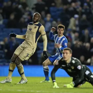 Joao Carlos Teixeira in Action for Brighton and Hove Albion against Leeds United, 2015 Joao Carlos Teixeira in Action for Brighton and Hove Albion against Leeds United, 2015