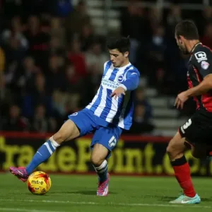 Joao Teixeira in Action at American Express Community Stadium: Brighton and Hove Albion vs Bournemouth, SkyBet Championship (1st November 2014) Joao Teixeira in Action at American Express Community Stadium: Brighton and Hove Albion vs Bournemouth, SkyBet Championship (1st November 2014)