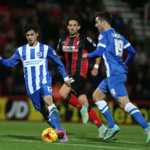 Joao Teixeira in Action: Brighton and Hove Albion vs Bournemouth, SkyBet Championship 2014 (American Express Community Stadium) Joao Teixeira in Action: Brighton and Hove Albion vs Bournemouth, SkyBet Championship 2014 (American Express Community Stadium)