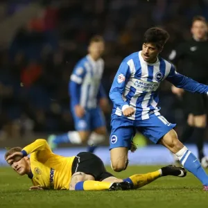 Joao Teixeira in Action: Brighton and Hove Albion vs Wigan Athletic, Sky Bet Championship 2014 Joao Teixeira in Action: Brighton and Hove Albion vs Wigan Athletic, Sky Bet Championship 2014