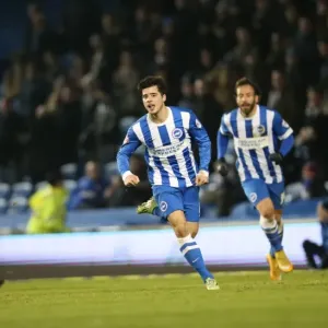 Joao Teixeira Scores His Second: Brighton and Hove Albion vs Ipswich Town (January 2015)
